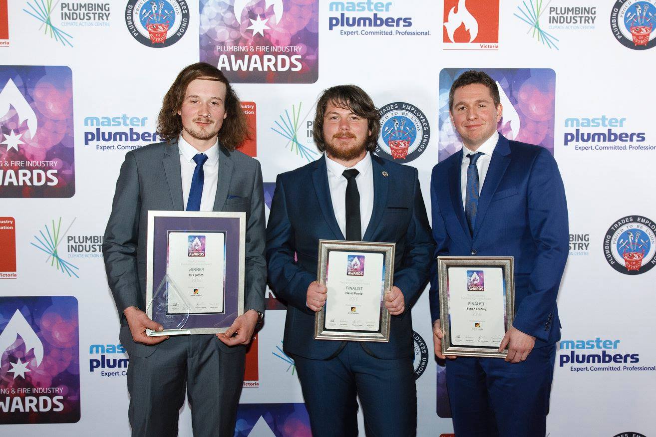 Fraser & Mountain’s Apprentice Wins Prestigious Industry Award. (Mechanical Services Plumbing)